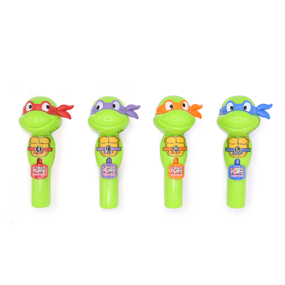 314825_b.jpg Teenage Mutant Ninja Turtles Push N Twist Candy Pops 8g - Image 1