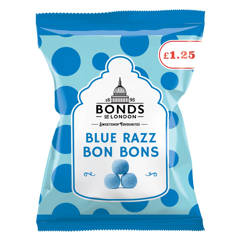 315370_a.jpg Bonds Blue Razz Bon Bons Bag 110g - Image 1