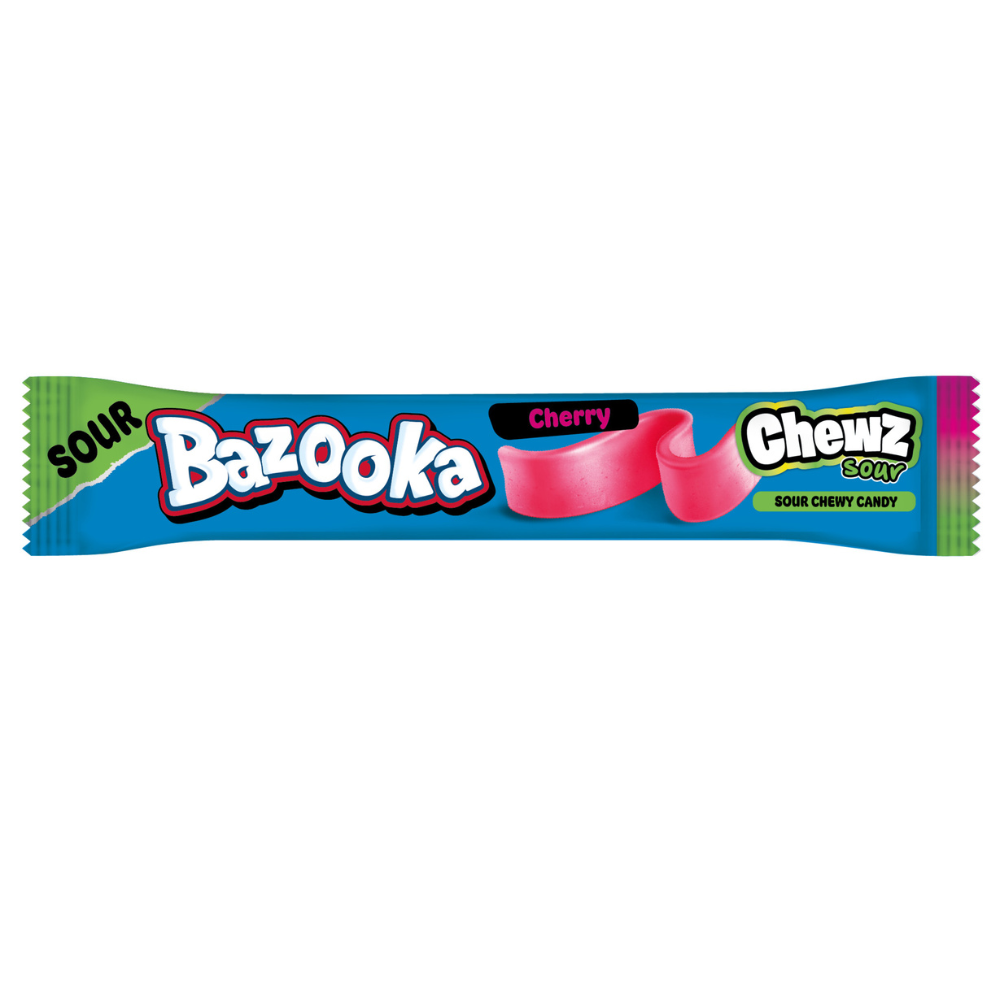 315827_a.png Bazooka Sour Chewz Cherry Chew Bars 14g - Image 1