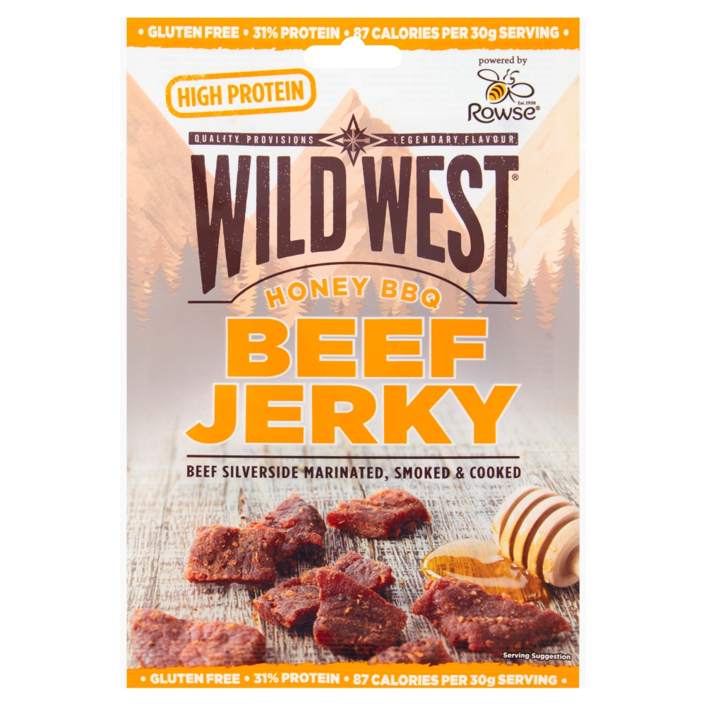 315875_a.jpg Wild West Honey BBQ Beef Jerky Pack 25g - Image 1