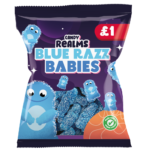 Candy Realms Blue Razz Babies Bag 160g