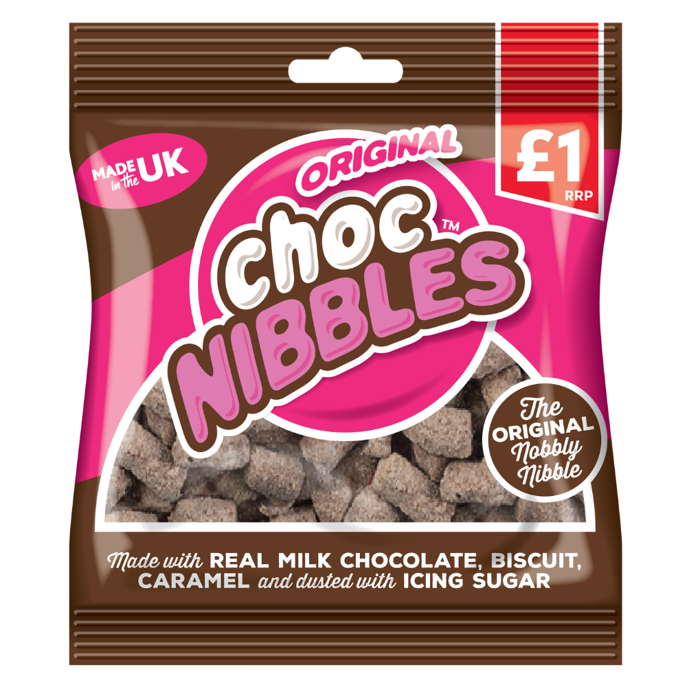 316638_original_choc_nibbles_bag_135g_1_p.png Sweet Dreams Original Choc Nibbles Bag 135g - Image 1