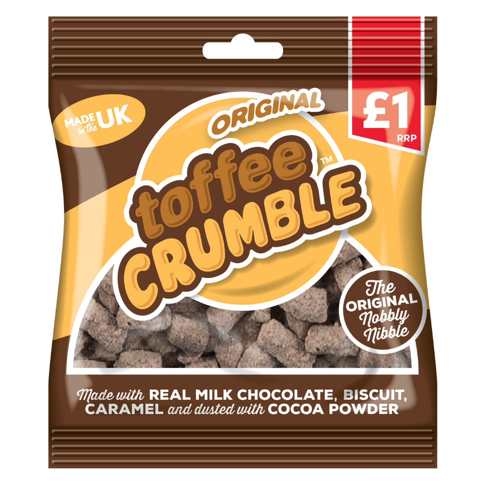 316644_toffee_crumble_choc_nibbles_bags_135g_1pmp_pmp.png Sweet Dreams Toffee Crumble Choc Nibbles Bag 135g - Image 1