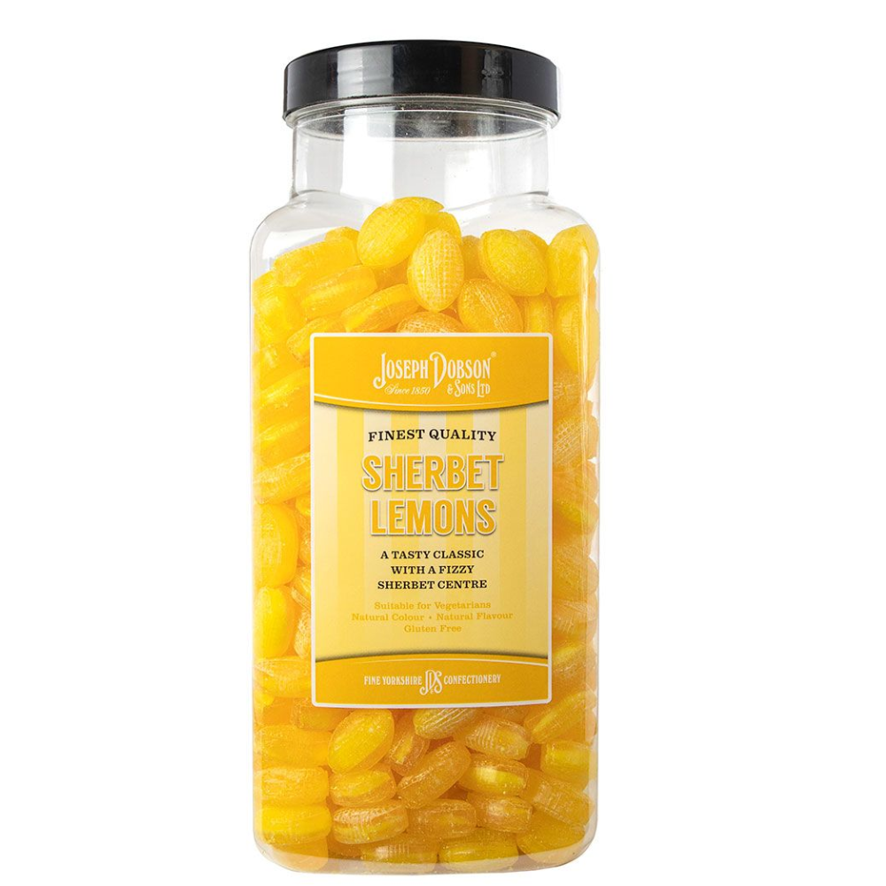 316868_1.png Dobsons Sherbet Lemons Jar 3kg - Image 1