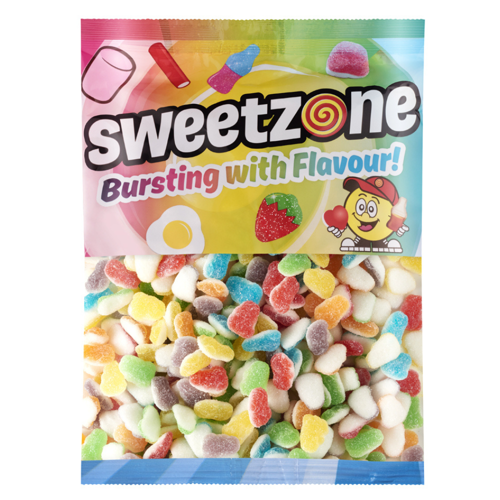 317399_sz_fizzy_funky_frogs_1kg_h_.png Sweetzone Fizzy Funky Frogs Bag 1kg - Image 1
