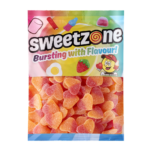 Sweetzone Fizzy Peach Hearts Bag 1kg