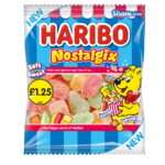Haribo Nostalgix Sugar Coated Fruit & Cola Flavour Jelly Sweets 140g