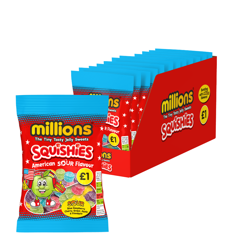 317773_millions_squishies_american_sour_1_a_.png Millions Squishies American Sour Bag 100g - Image 1