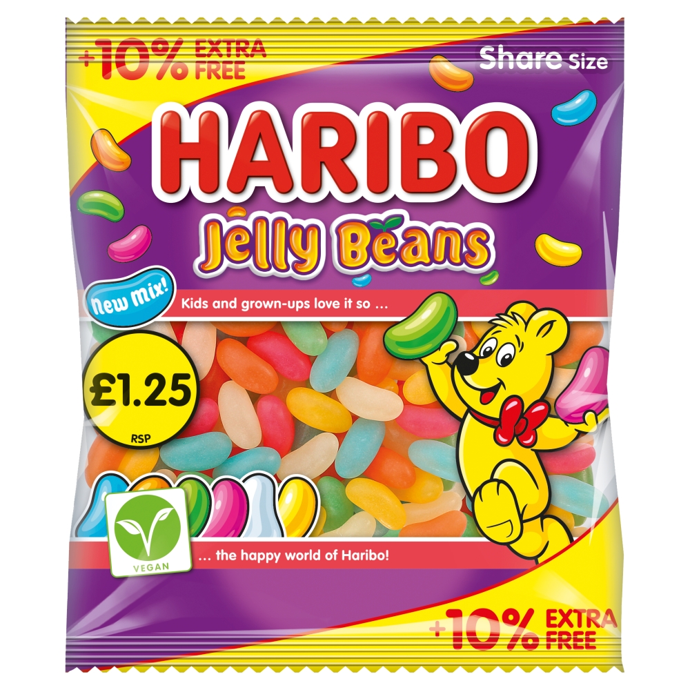 318077_haribo_jelly_beans_1.25_pmp_10_ef.jpg Haribo Jelly Beans Sharing Bag 154g - Image 1