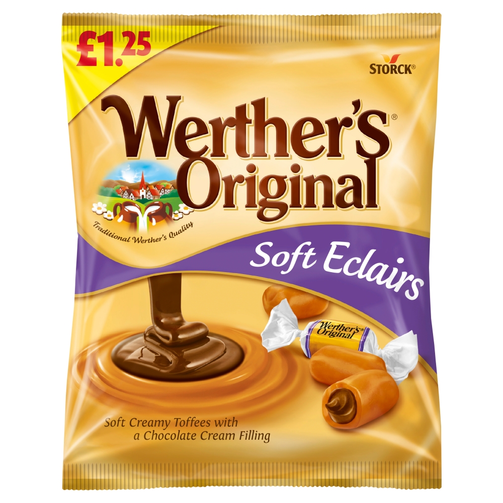 318281_werthers_soft_eclairs_pmp_1.25.jpg Werther's Original Soft Eclairs Bag 100g - Image 1