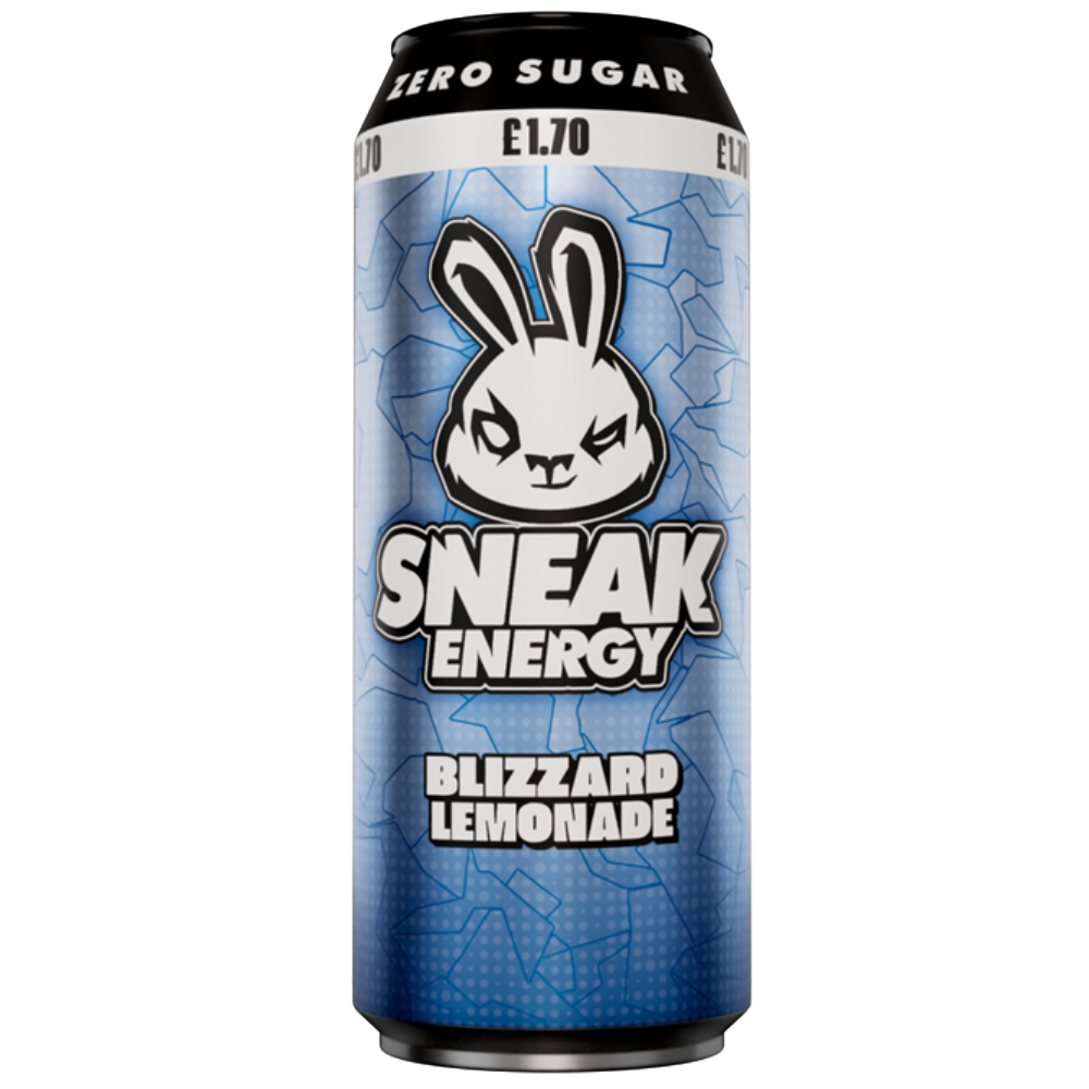 318425_1.png Sneak Energy Blizzard Lemonade Cans 500ml - Image 1