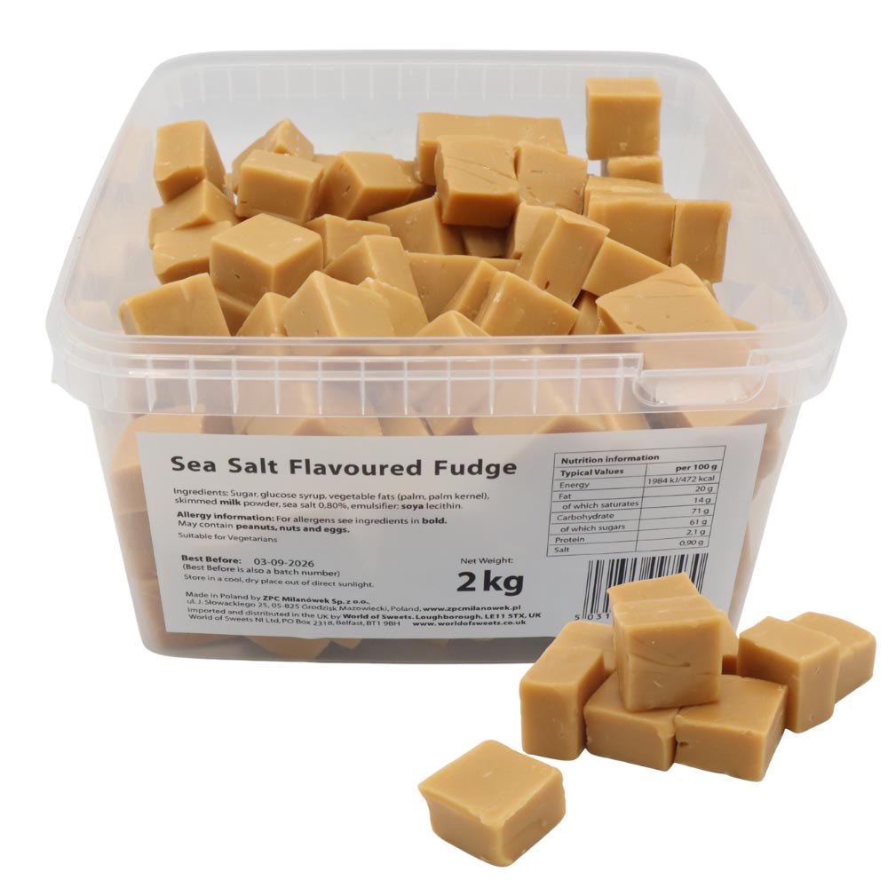 318960_3.jpg Sea Salt Flavoured Fudge Tub 2kg - Image 1