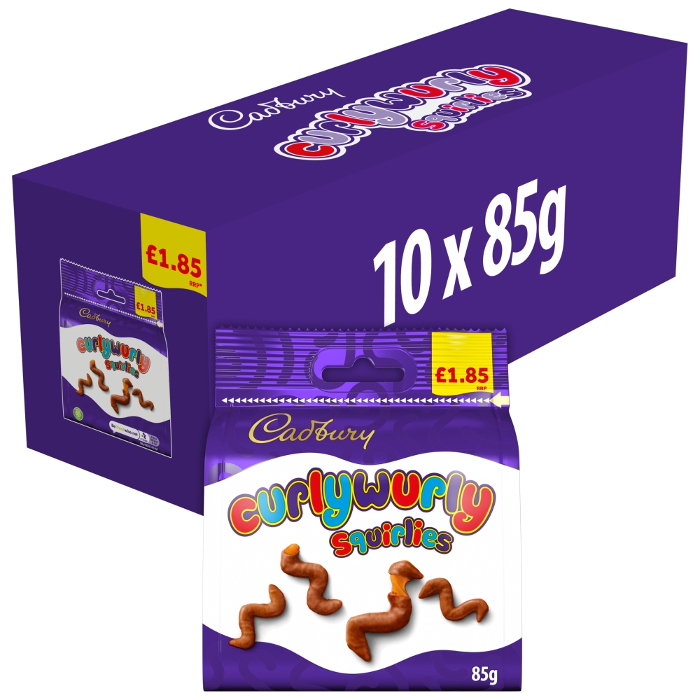 319063_1.jpg Cadbury Curly Wurly Squirlies Chocolate Bag 85g - Image 1