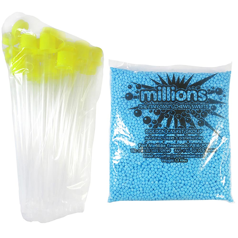33232_a24.jpg Millions Bubblegum 1.5kg Bag + 25 Tubes - Image 1