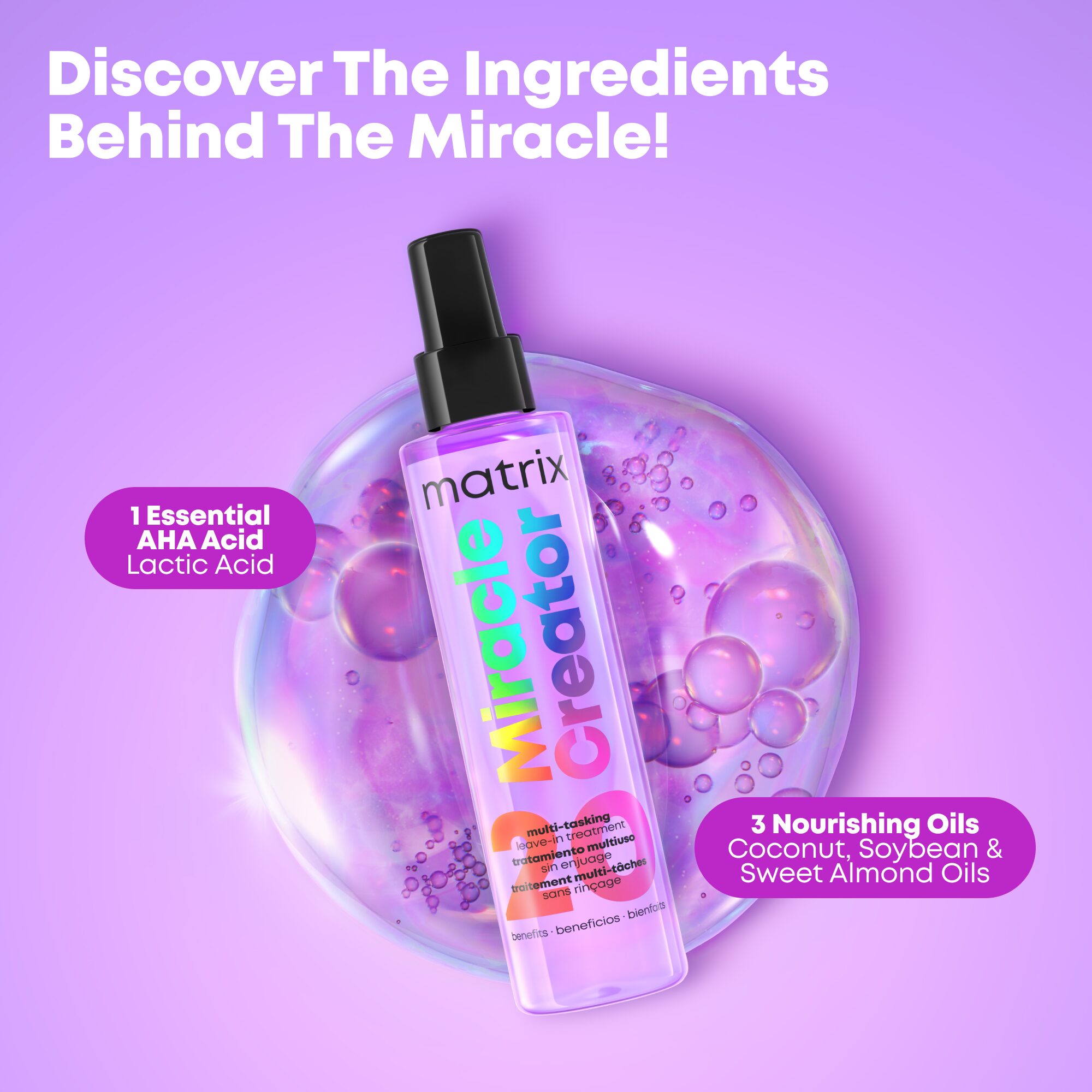 3474636993949-7.jpg Matrix Total Results Miracle Creator 20 Benefits Multi-Tasking Treatment Spray 190ml - Image 1