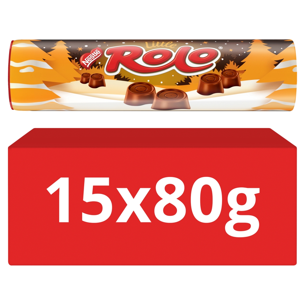 38773_1.jpg Little Rolo Milk Chocolate Giant Tube 80g - Image 1