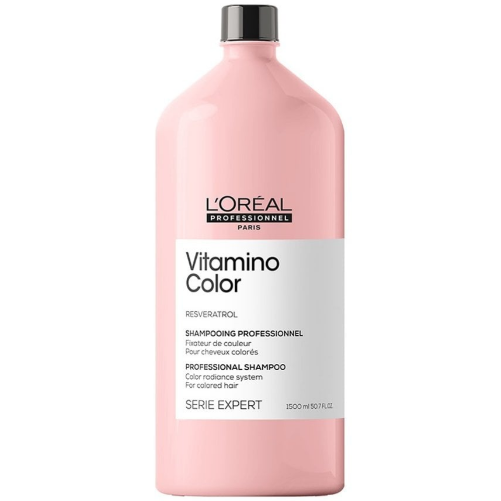 4033315_441193d4-d12d-489c-9d6a-8f5e96cceaea.png L'Oreal Professionnel Serie Expert Vitamino Colour Radiance Shampoo 1500ml & Conditioner 750ml Twin - Image 1