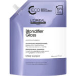 L'Oreal Professionnel Serie Expert Blondifier Gloss Resurfacing + Illuminating Shampoo Refill Pouch 1500ml - Image 3