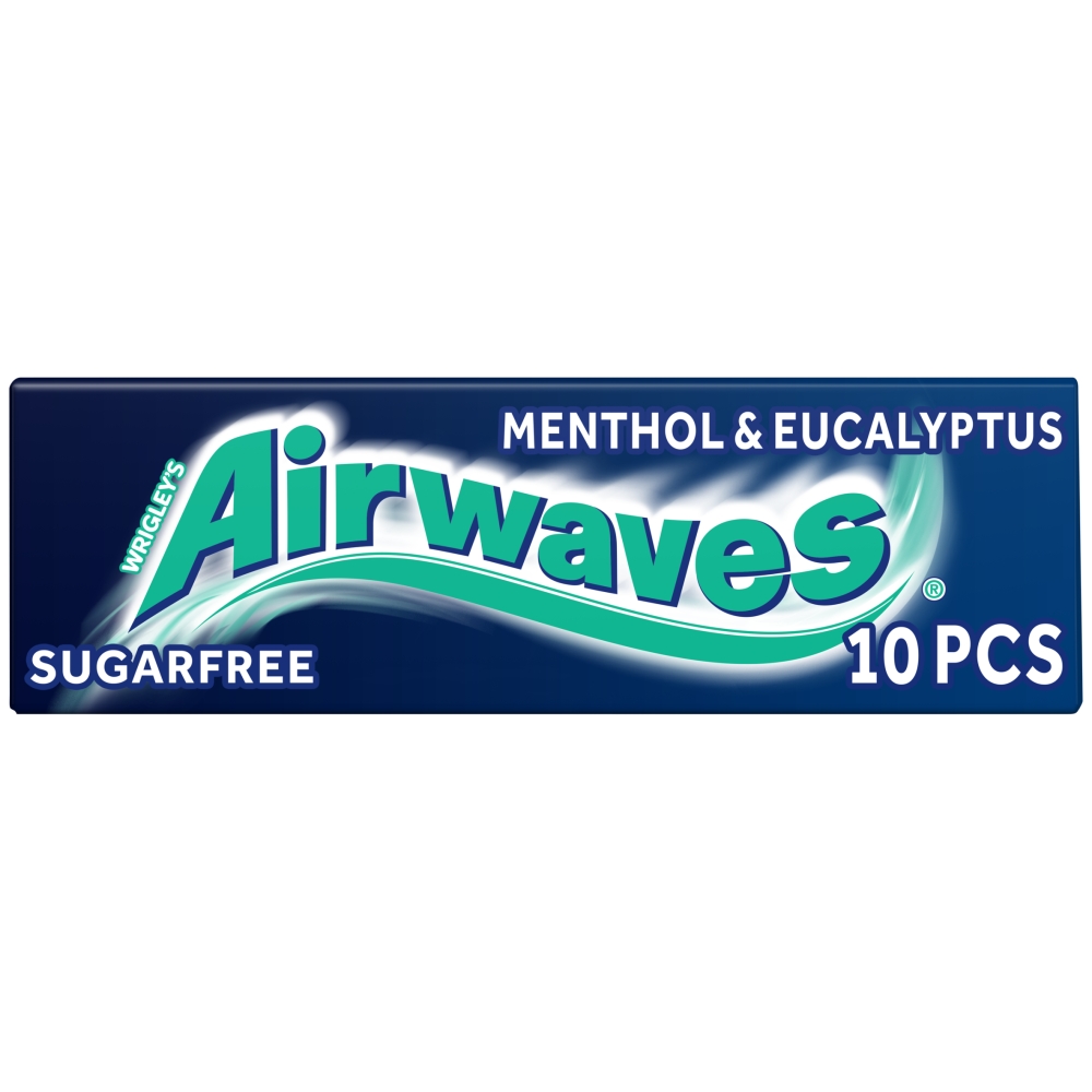 47879_a_23.jpg Airwaves Menthol & Eucalyptus Sugarfree Chewing Gum 10 Pieces - Image 1