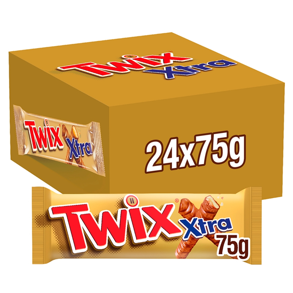 51426_b_1.jpg Twix Xtra Chocolate Biscuit Twin Bars 75g - Image 1