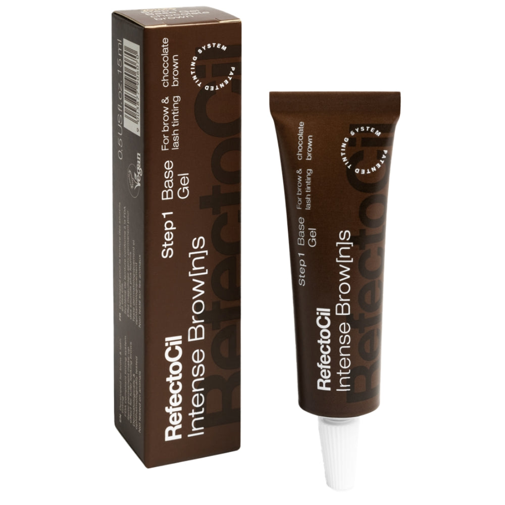 8857.jpg RefectoCil Intense Browns Base Gel Chocolate Brown 15ml - Image 1