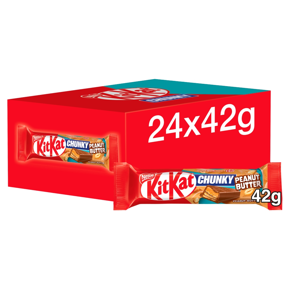 88989_a_24.jpg Kit Kat Chunky Peanut Butter Milk Chocolate Bar 42g - Image 1