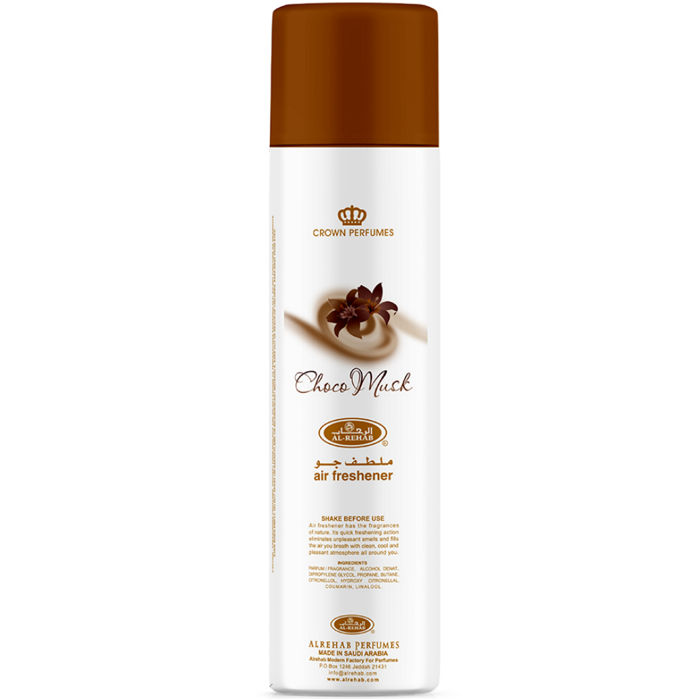 ALRE0005.png Al-Rehab Choco Musk Air Freshener 300ml - Image 1