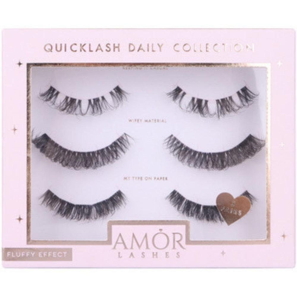 AM0014.jpg Amor Lashes QuickLash Pre-Mapped Individual Lash Clusters Multipack The Daily Collection - Image 1