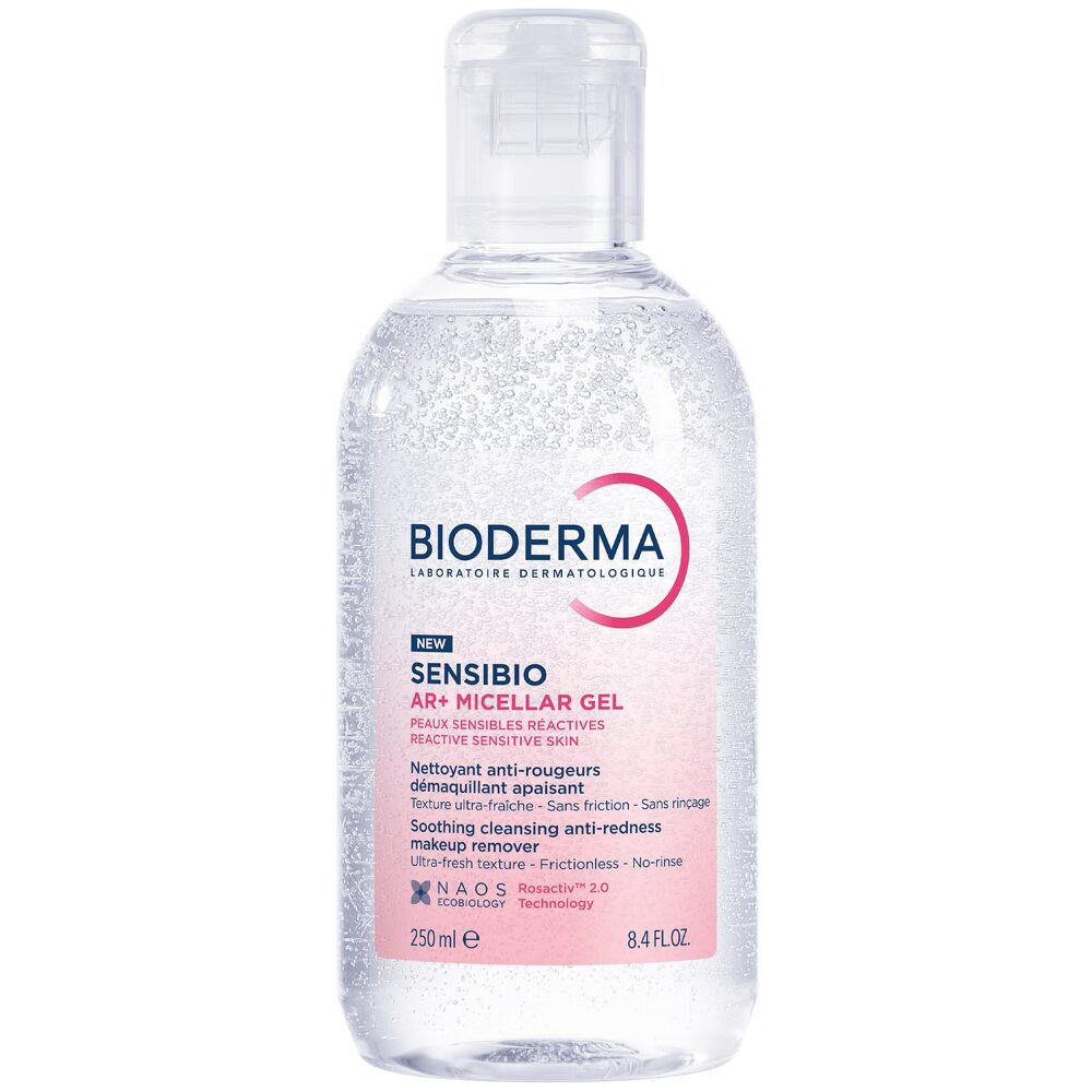 BIO0086.jpg Bioderma Sensibio AR+ Micellar Gel Soothing Cleansing Anti-Redness Makeup Remover 250ml - Image 1