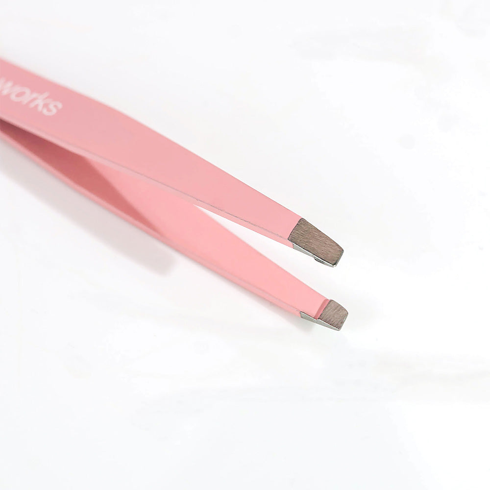 BRW0025-3.jpg Brushworks Precision Slanted Tweezers - Image 1
