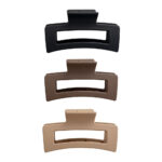 Brushworks Classic Claw Clips Pack of 3