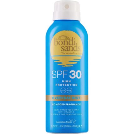 Bondi Sands Everyday Aerosol Mist Spray Fragrance-Free SPF30 160ml