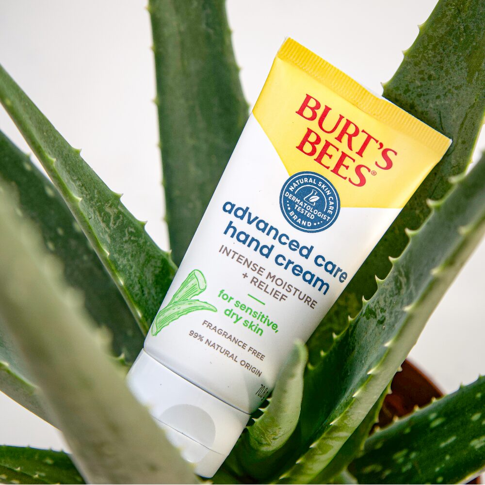 BURT0083-1.jpg Burt's Bees Advanced Care Hand Cream for Sensitive, Dry Skin 70g - Image 1