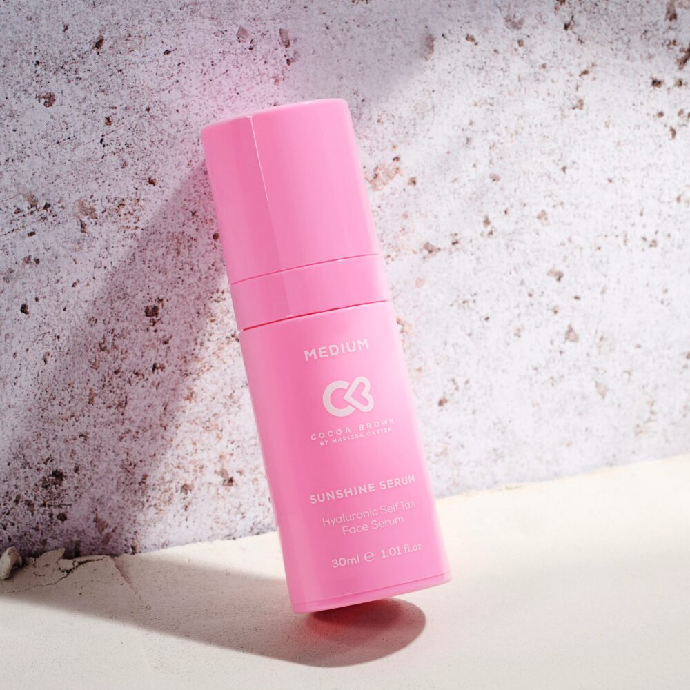 COC0008-3.jpg Cocoa Brown Sunshine Serum Hyaluronic Self Tan Face Serum Dark 30ml - Image 1