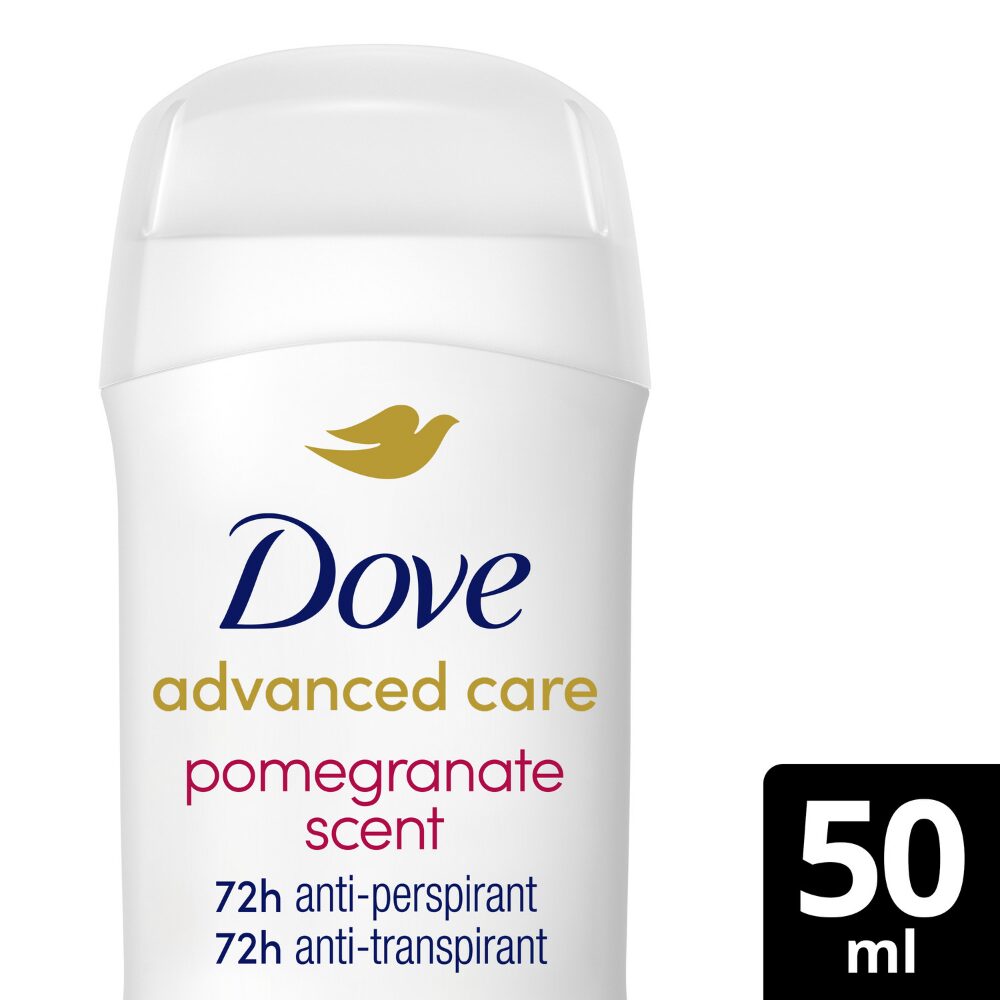 DVE0108-1.jpg Dove Advanced Care 72h Go Fresh Pomegranate Anti-Perspirant Deodorant Stick 50ml - Image 1