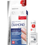 Eveline Cosmetics Nail Therapy Professional Diamond Hard and Shiny Nails 12ml - Image 2