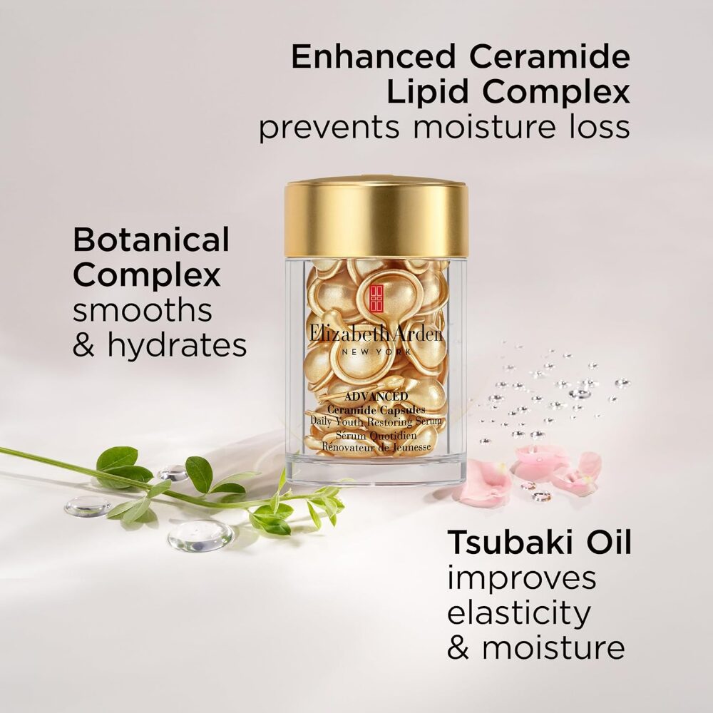 ELIZ0084-5.jpg Elizabeth Arden Advanced Ceramide Capsules Daily Youth Restoring Serum 30 Capsules - Image 1