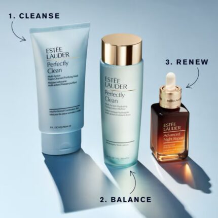 Estée Lauder Perfectly Clean Multi-Action Foam Cleanser & Purifying Mask 150ml
