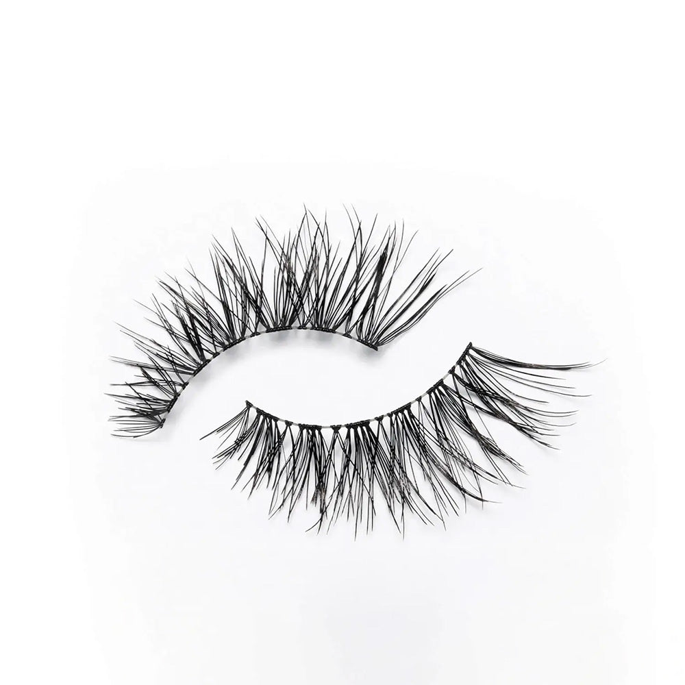 EY0063-1.jpg Eylure 3/4 Length 008 Light & Wispy Lashes Black Multipack 3 Pairs - Image 1