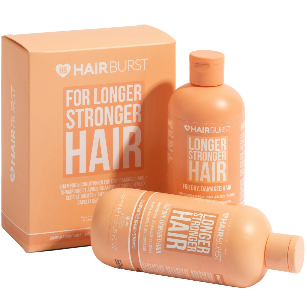 HAIRB0039.jpg Hairburst Dry & Damaged Hair Shampoo & Conditioner Duo 2 x 350ml - Image 1