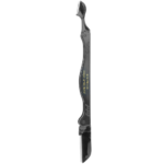 Hollywood Browzer Dual-Sided Dermabrowzer Hair Removal & Dermaplaning Tool Black