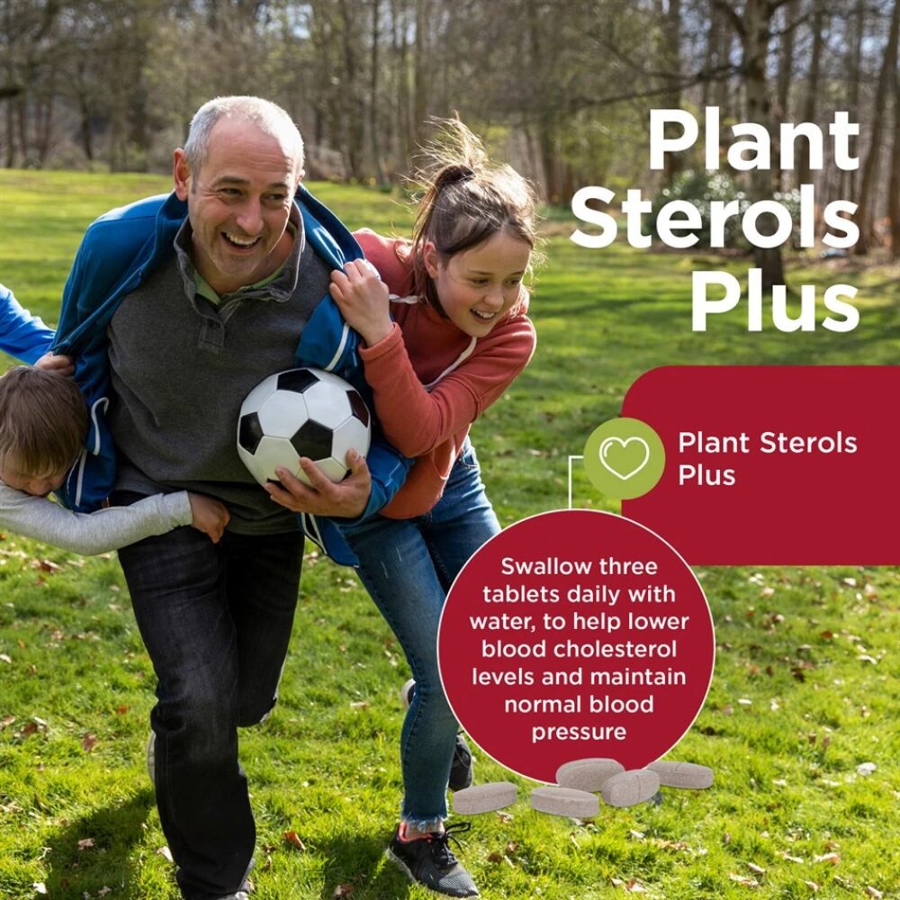 HSP0142-4.jpg Healthspan Plant Sterols Plus 800mg Plant Sterols for Cholesterol & Blood Pressure 28 Day Supply - Image 1