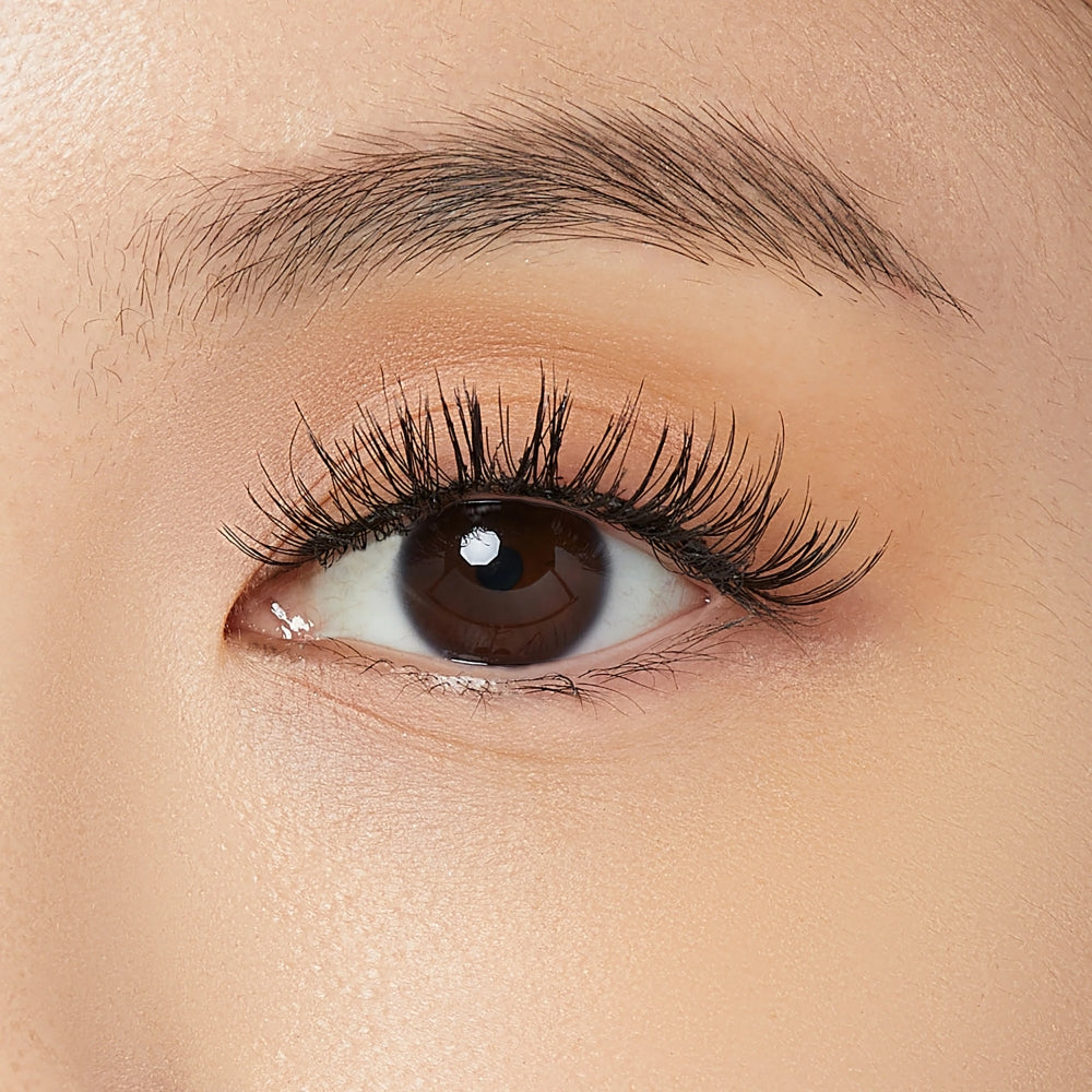KISS0073-3.jpg Kiss The New Natural Trio Noir Individual Lashes Black 24 Clusters - Image 1