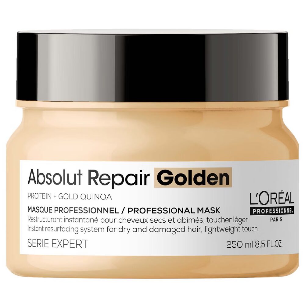 LPSE0005.jpg L'Oreal Professionnel Serie Expert Absolut Repair Protein + Gold Quinoa Golden Resurfacing Mask 250ml - Image 1