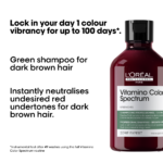L'Oreal Professionnel Serie Expert Vitamino Colour Spectrum Green Dyes Shampoo 300ml - Image 5