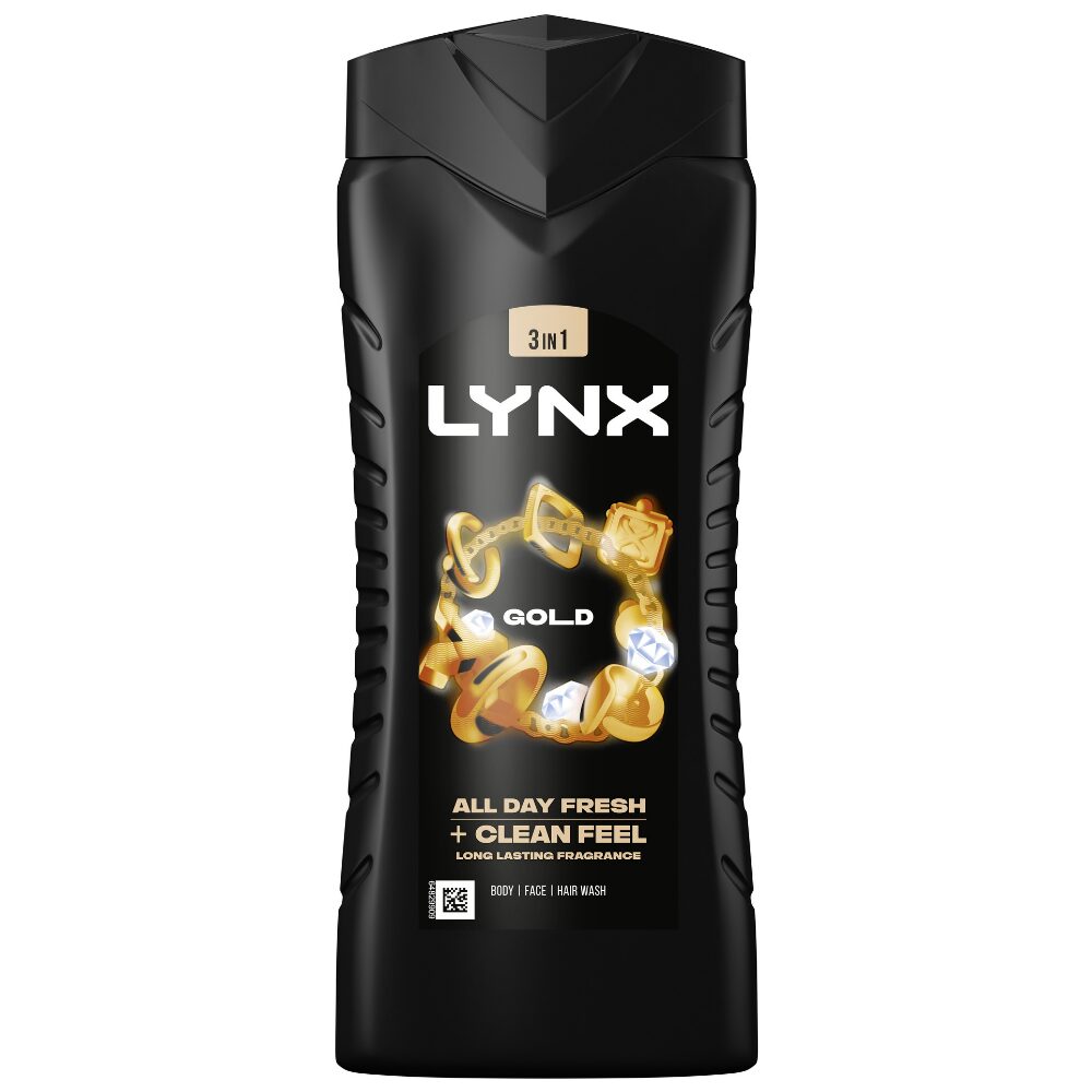LYNX0013.jpg Lynx XXL Gold Shower Gel 500ml - Image 1