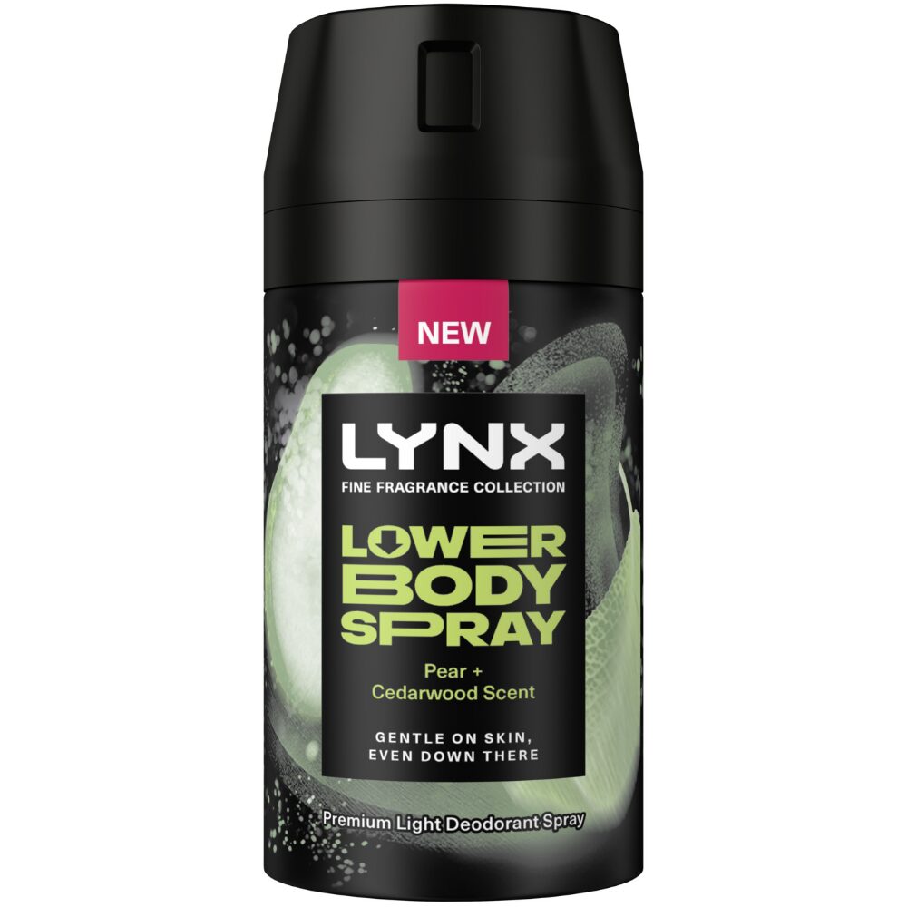 LYNX0072.jpg Lynx Fine Fragrance 72h Pear & Cedarwood Lower Deodorant Body Spray 100ml - Image 1