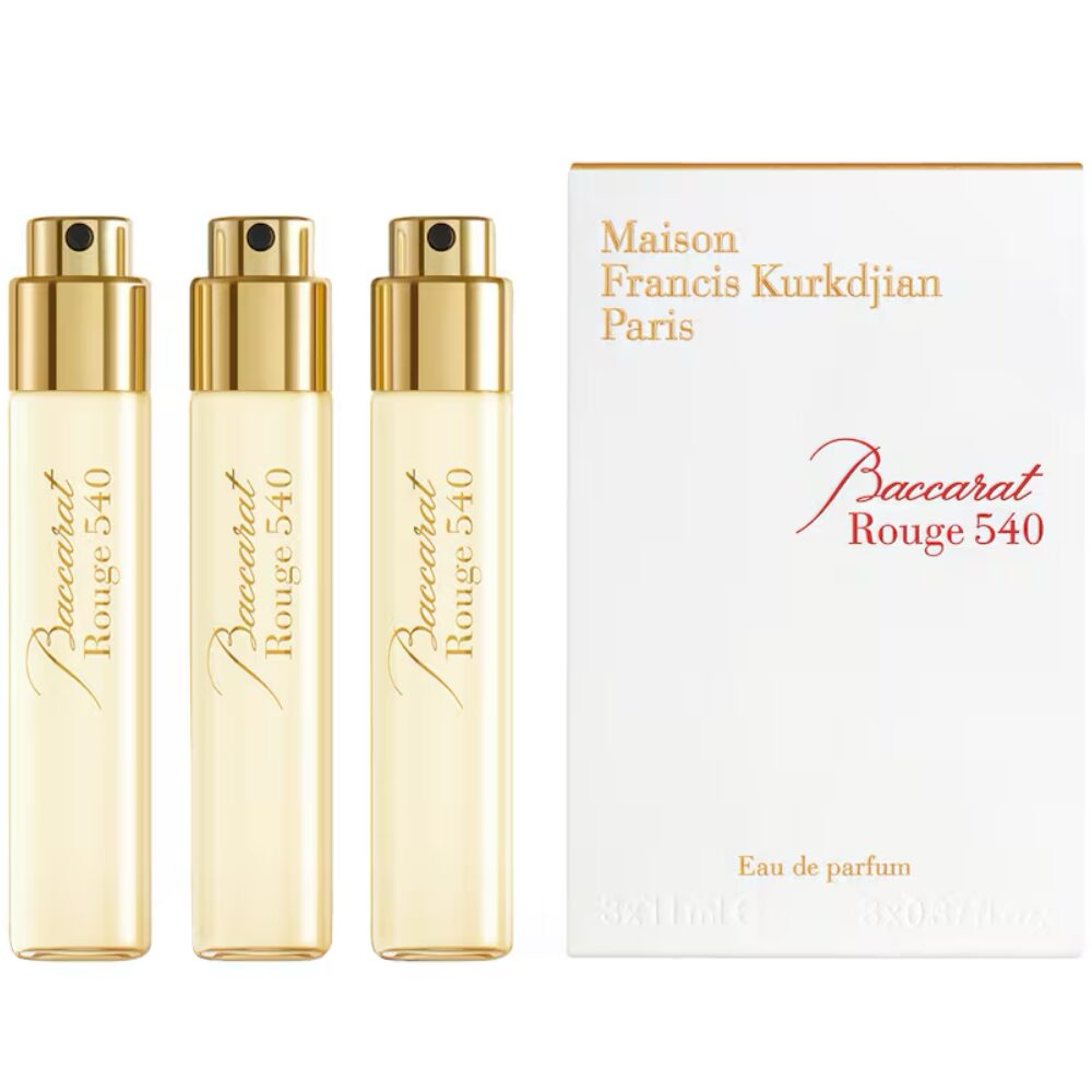 MFK0010.jpg Maison Francis Kurkdjian Baccarat Rouge 540 Eau De Parfum Refill Set 3 x 11ml - Image 1