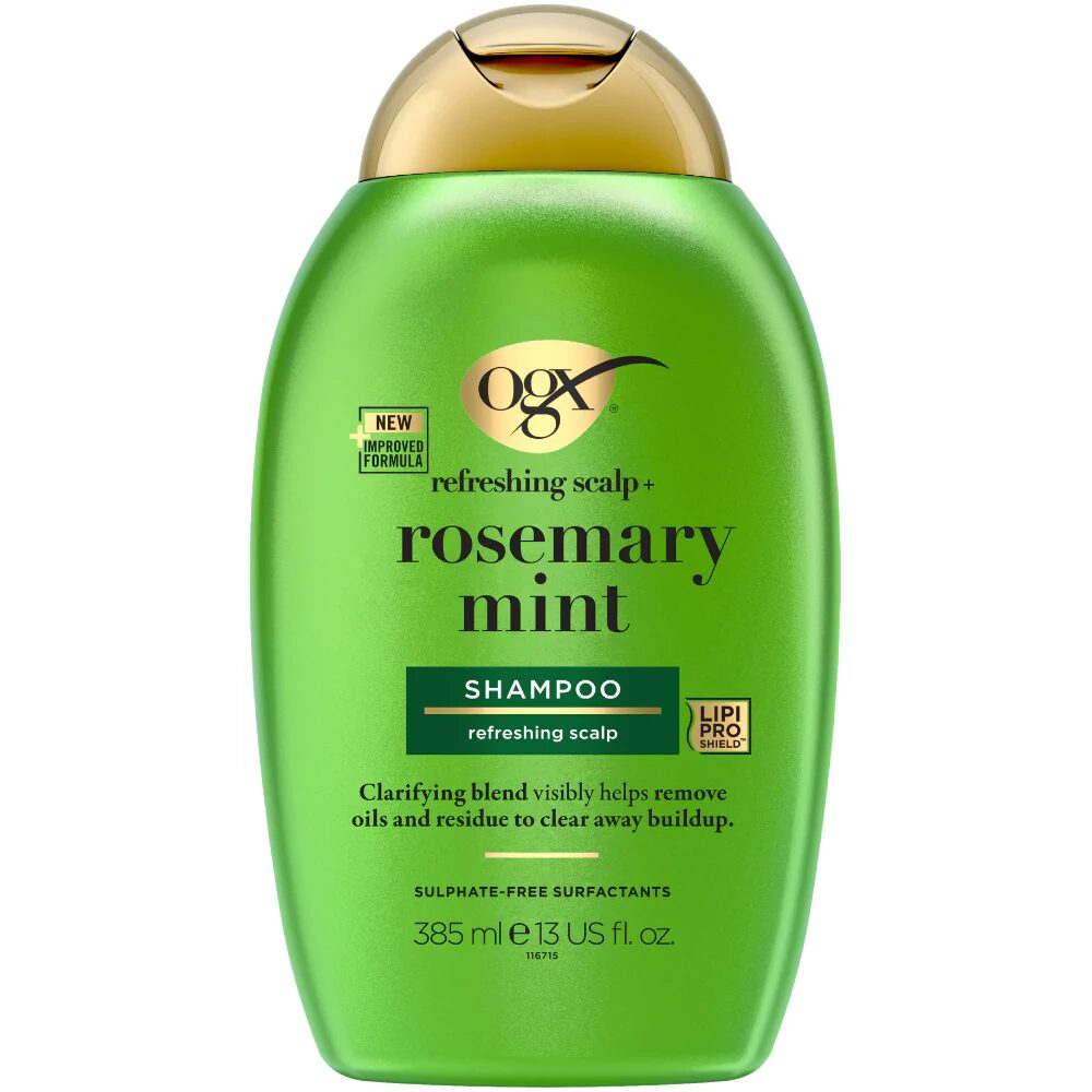 OGXRSMTSCTW_1.jpg OGX Refreshing Strength+ Clarifying Rosemary & Mint Shampoo & Conditioner Twin 2 x 385ml - Image 1