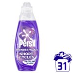 Persil Wonder Wash Dazzling White Bio Liquid Laundry Detergent 31 Washes 837ml
